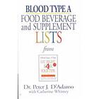 Blood Type a Food, Beverage and Supplement Lists