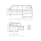 John Lewis Camden RHF Corner sofa Unit (5-seater)