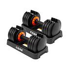 Core Justerbar Dumbbells Set 2x25kg