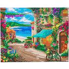 Craft Buddy Italian Cafe Thomas Kinkade Diamond Painting
