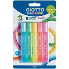 Giotto Decor Glitterlim Neon 5-pack