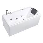 Bath Deluxe Wellino Rectangle Bubbelbadkar 160x70 (Vit)