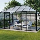 Gardeney Växthus 12,8m² (Aluminium/Glas)