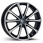 MAK Wheels Davinci Black Polished 7x19 4/108 ET32 CB65.1