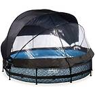 Exit Round Pool with Filter Pump, Cover and Canopy 360x76cm