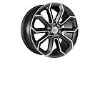 CMS Wheels C20 Matt Black Polished 8x18 5/108 ET47 CB63.4