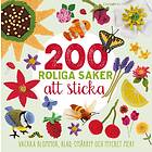 200 Roliga Saker Att Sticka Vackra Blommor, Blad, Småkryp Och Mycket