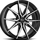 Brock Wheels B42 Black Full Polish 8.5x19 5/112 ET35 CB66.6