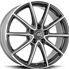 Brock Wheels RC32 Titanium Grey Full Polish 7.5x19 5/112 ET53.5 CB66.6