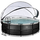 Exit Round Pool with Sandfilter Cover and Heat Pump 360x122cm