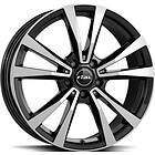 Rial M12 Diamond Black Polish 7.5x18 5/112 ET40 CB66.5