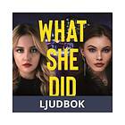 What She Did, Ljudbok