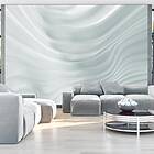 Arkiio Fototapet Waving White 100x70
