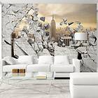Arkiio Fototapet Ny City Behind The Wall NY behind the 200x140