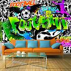 Arkiio Fototapet Football Graffiti 100x70