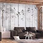 Arkiio Fototapet Birds On Boards on 100x70