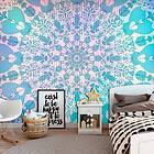 Arkiio Fototapet Självhäftande Girly Mandala Blue fototapet (Blue) 4