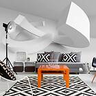 Arkiio Fototapet White Duet 100x70