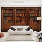 Arkiio Fototapet Självhäftande Elegant Library fototapet 196x140