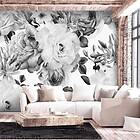 Arkiio Fototapet Sentimental Garden Svart/Vit (Black and White) 250x