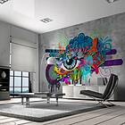 Arkiio Fototapet Självhäftande Graffiti Eye fototapet eye 294x210