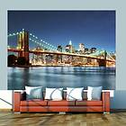 Arkiio Fototapet Mousserande Brooklyn Bridge 200x154