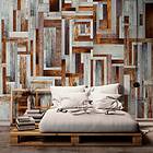 Arkiio Fototapet Labyrinth of wooden planks 50x1000 cm