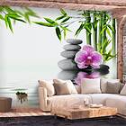 Arkiio Fototapet Självhäftande Water Garden fototapet 196x140