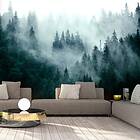 Arkiio Fototapet Mountain Forest (dark Green) (Dark 450x315