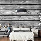 Arkiio Fototapet Självhäftande Old Barn Wood fototapet 147x105