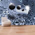 Arkiio Fototapet Självhäftande Abstract Jigsaw fototapet 196x140