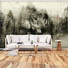 Arkiio Fototapet Mountain Predator Beige (Beige) 200x140