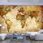 Arkiio Fototapet Självhäftande Old World Map fototapet 392x280