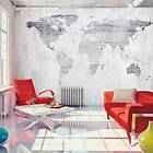 Arkiio Fototapet Concrete Map 100x70