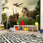 Arkiio Fototapet Självhäftande Dinosaur Square fototapet 441x315