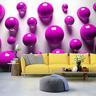 Arkiio Fototapet Purple Balls 200x140