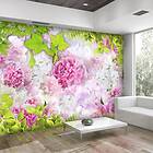 Arkiio Fototapet Självhäftande Peonies fototapet 441x315