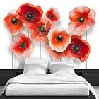 Arkiio Fototapet Nine Poppies poppies 200x140