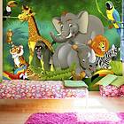 Arkiio Fototapet Självhäftande Colourful Safari fototapet 245x175