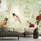 Arkiio Fototapet Vintage Birds birds 100x70
