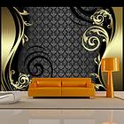 Arkiio Fototapet Golden Curtain curtain 150x105
