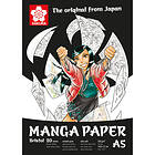 Teckningsblock A5 Sakura Manga Paper Bristol