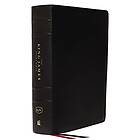 KJV, The King James Study Bible, Genuine Leather, Black, Thumb Indexed