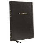 KJV Holy Bible: Large Print Thinline Bible, Black Leathersoft, Red Let