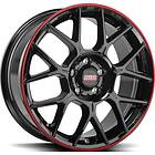 BBS XR Black Red 8x18 5/112 ET44 CB82.0