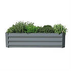 Gardenlife Pallekarm Stål Easy M 120x80cm (Grå)