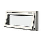 Elitfönster Överkantshängt Fönster 3-Glas Original Aluminium 110x50cm