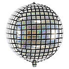 PartyDeco Discokula Holografisk Folieballong