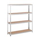 MSW Metal Storage Rack 4x150kg 160x40x180cm