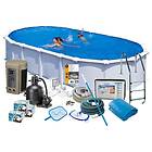 Swim & Fun Deluxe Pool Oval 915x470x132cm